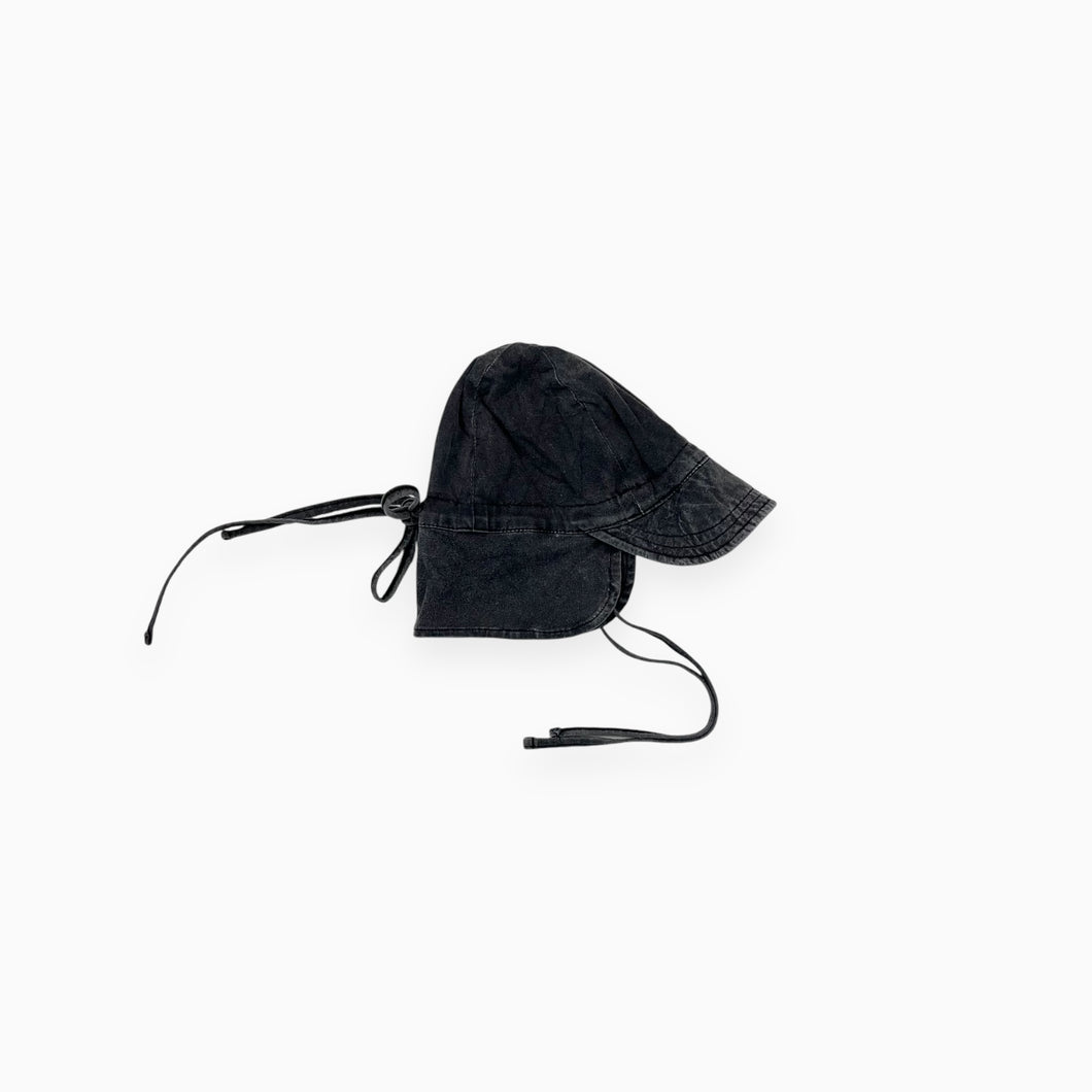 Casquette souple en coton charocal S - 46-48cm (6-12M)