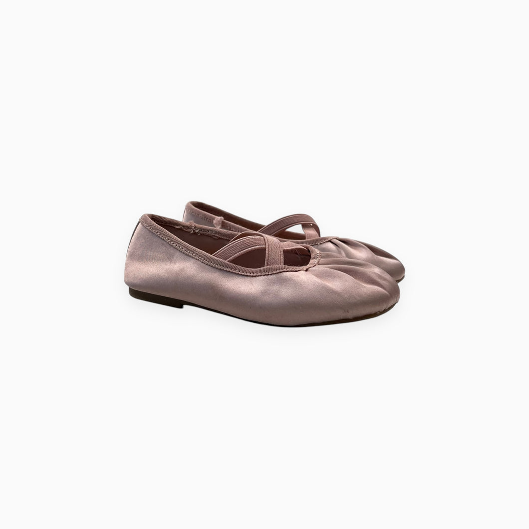 Ballerines roses en satin avec semelles rigides 25 EUR