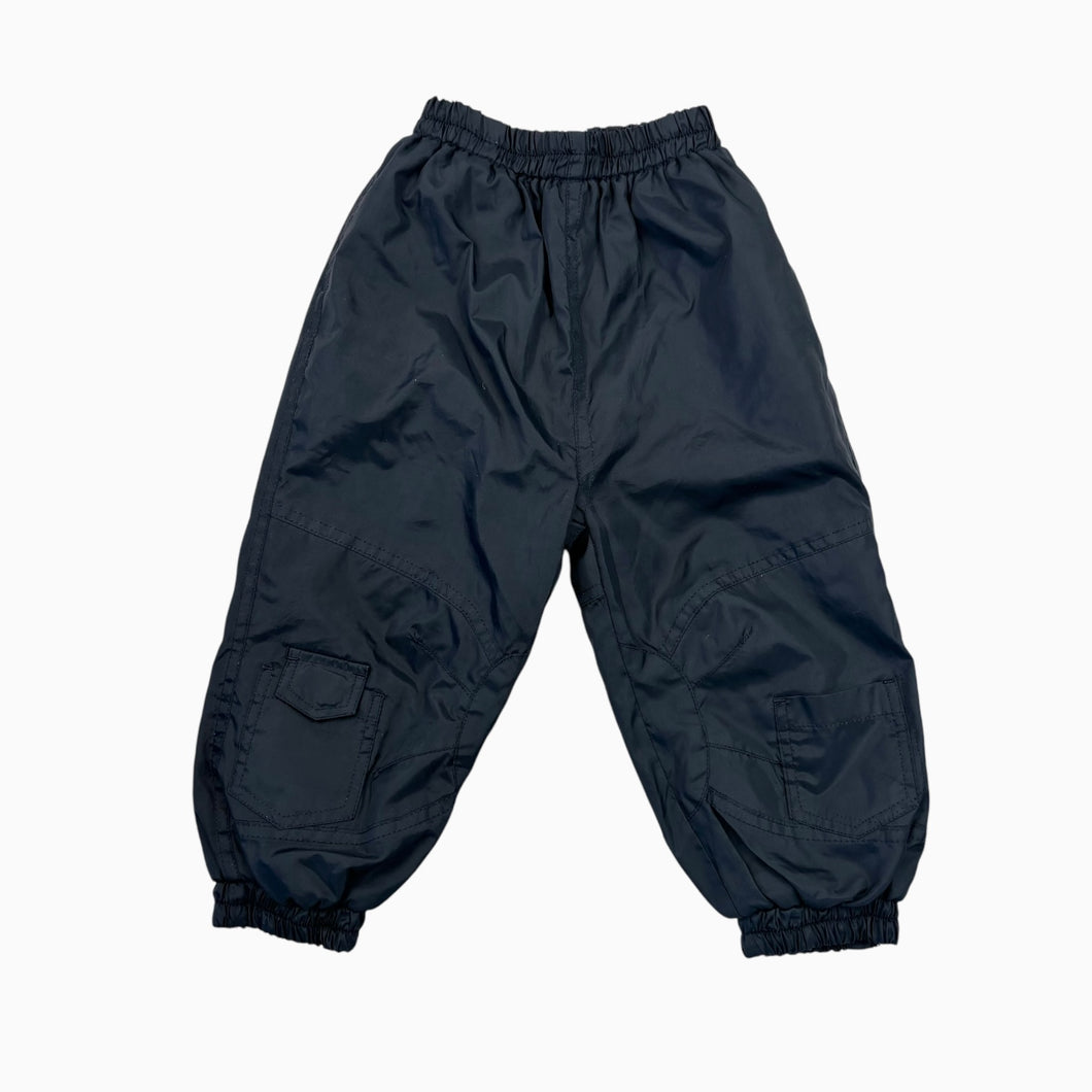 Pantalon mi-saison marine en polyurethane doublé en coton et poly 18M