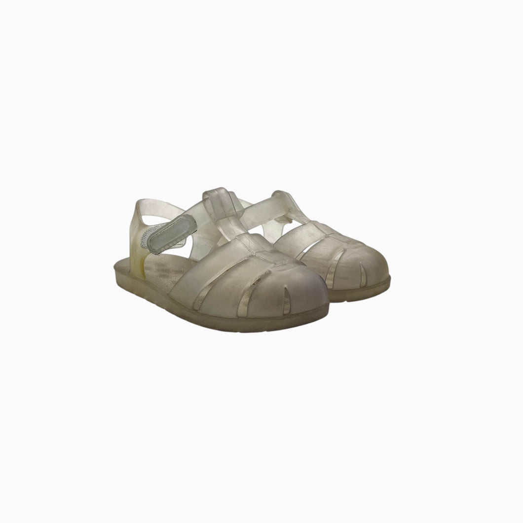 Sandales translucides à velcro 23 EUR