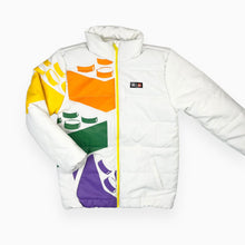 Load image into Gallery viewer, Manteau blanc puffer LEGO 7-8Y
