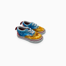 Load image into Gallery viewer, Sneakers en canvas de coton à imprimé tie-dye 5 US
