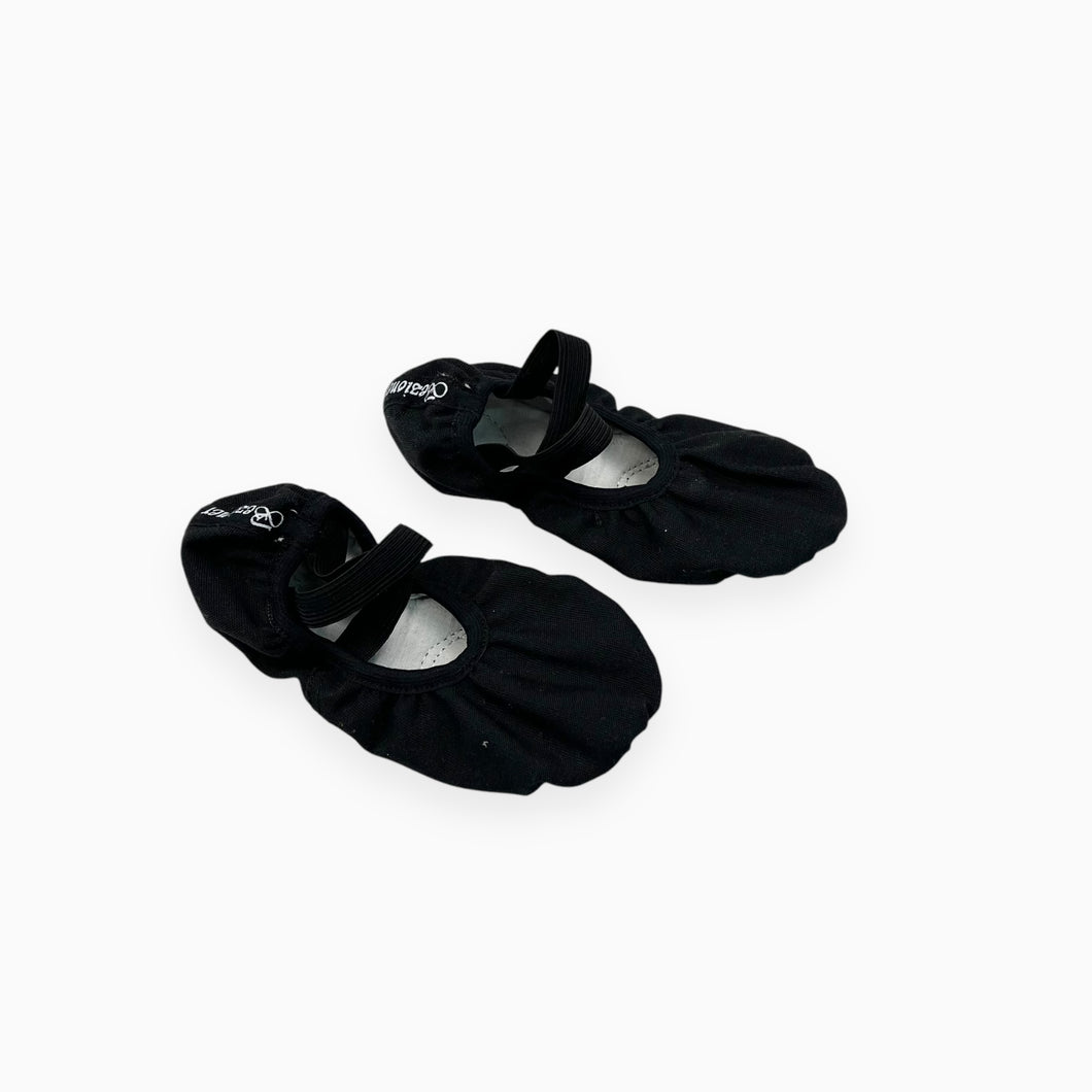 Ballerines noires en coton 26EU