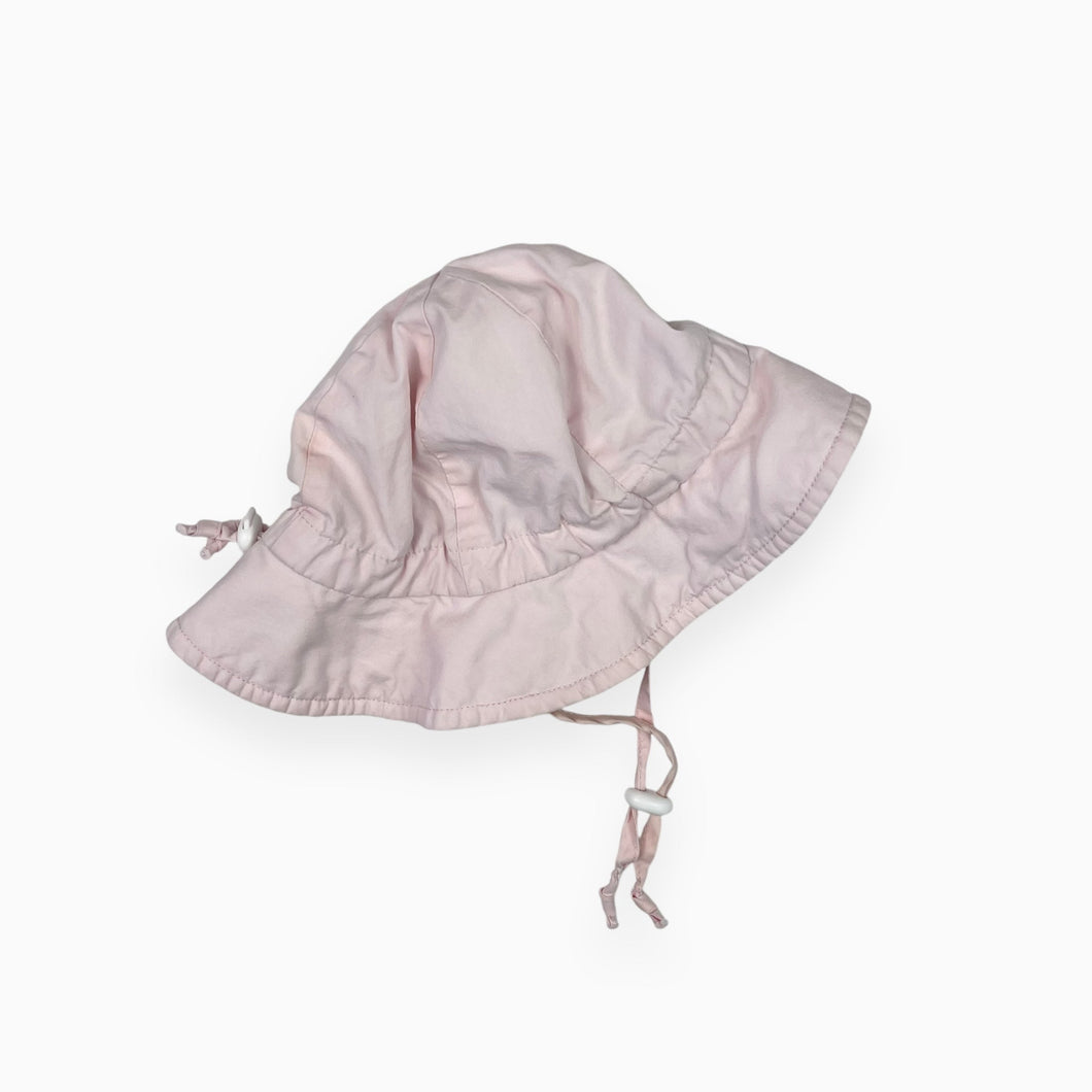 Chapeau rose pâle en coton S (0-6M)