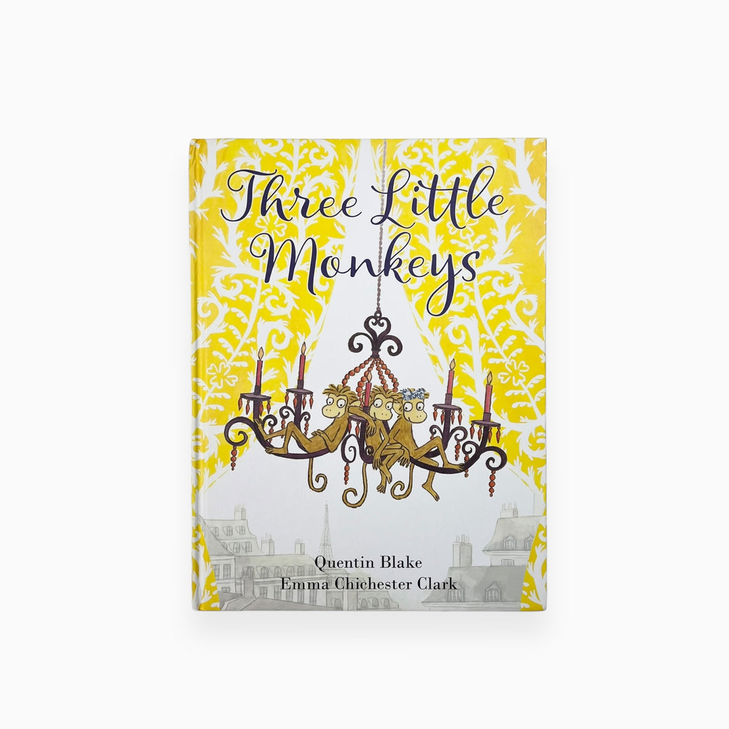 Hard cover book 'Three Little Monkeys'