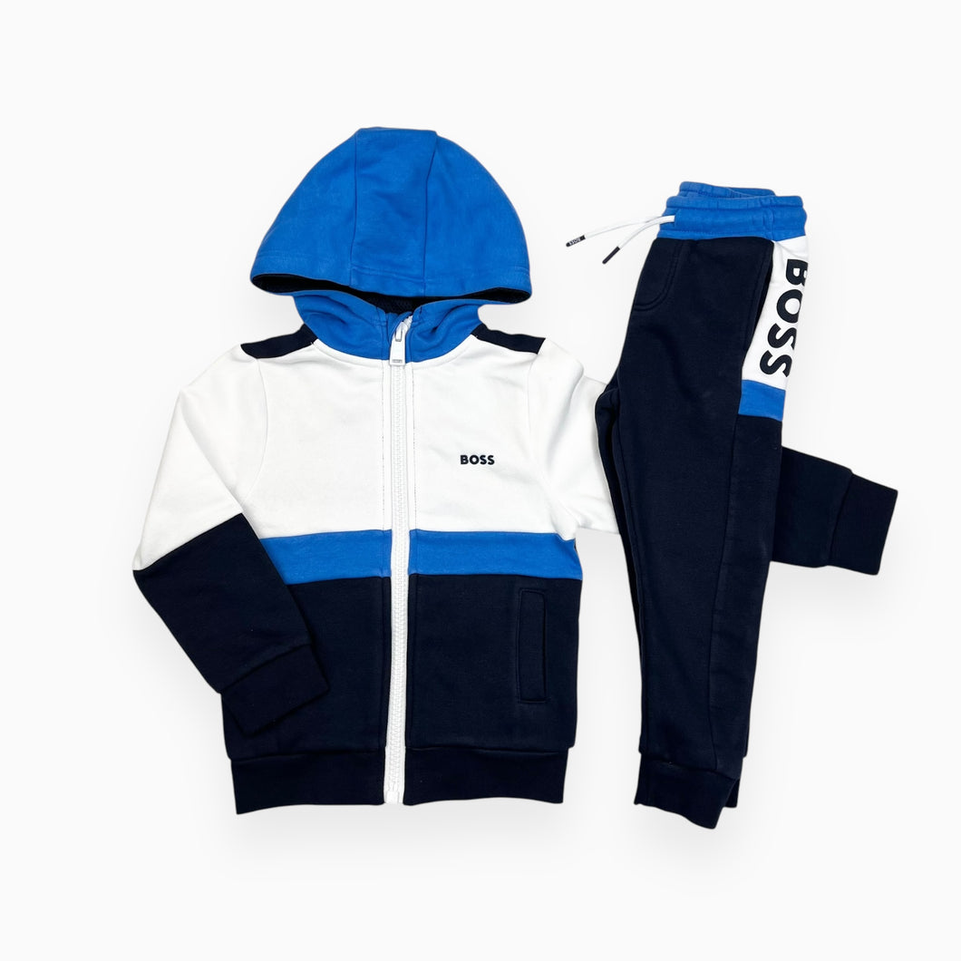 Ensemble de jogging veste et pantalon en coton et poly 4Y