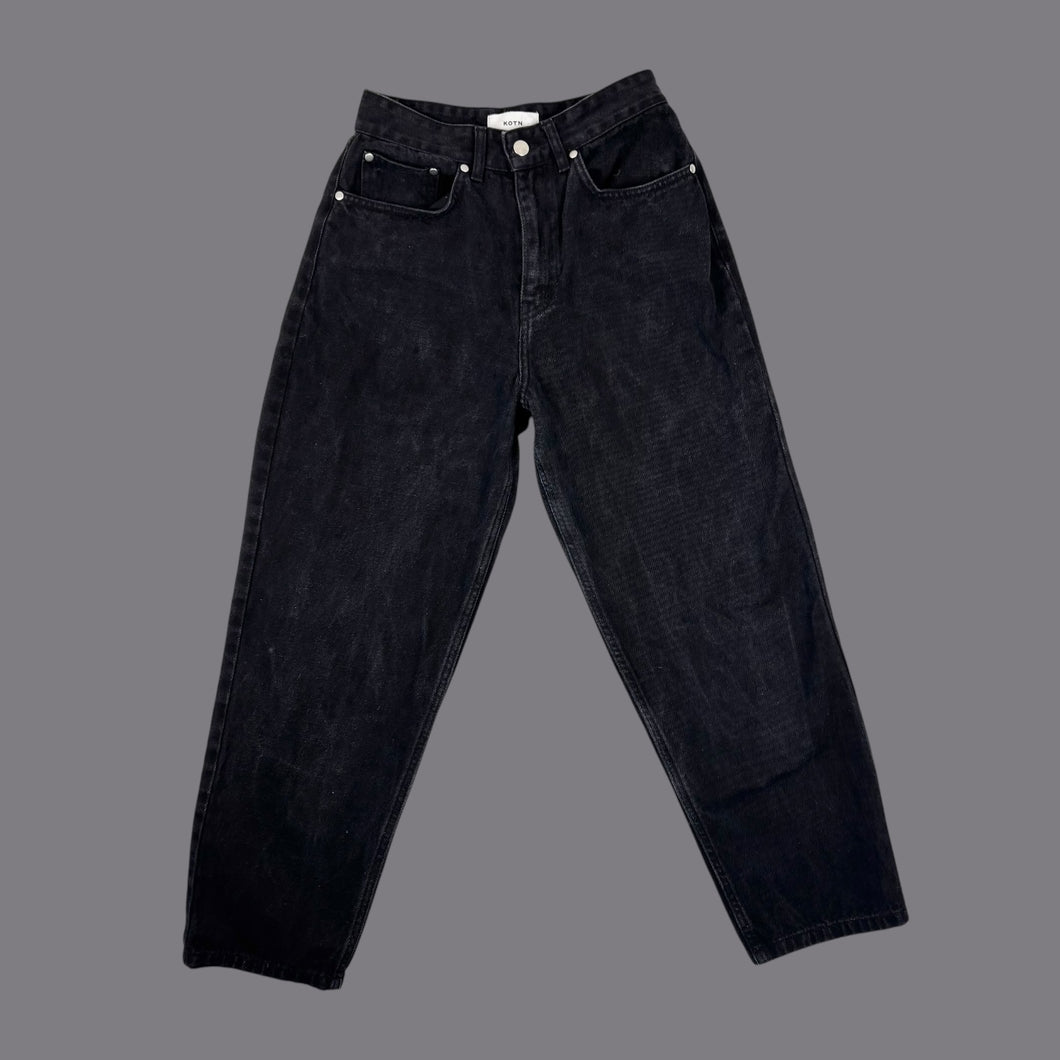 Jeans noir 'Antifit' en denim de coton bio pour femmes W26-30L