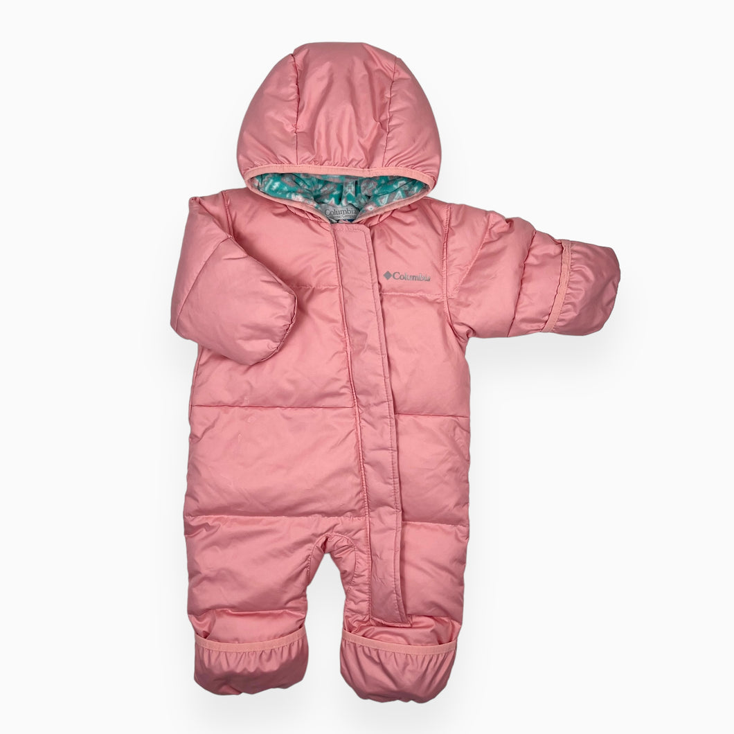 Combi d'hiver rose pamplemousse Snuggly Bunny 3-6M