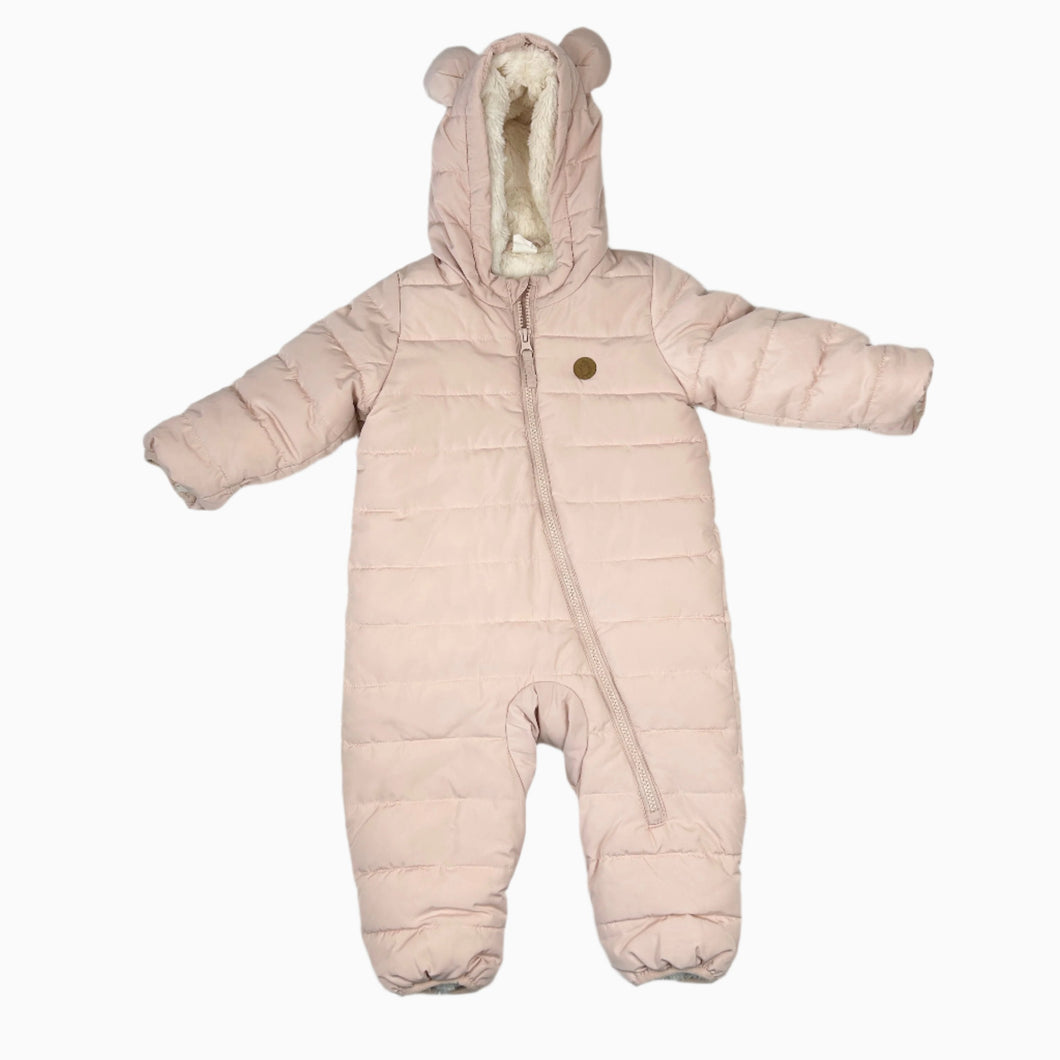 Combi d'hiver matelassée doublée en peluche 6-9M