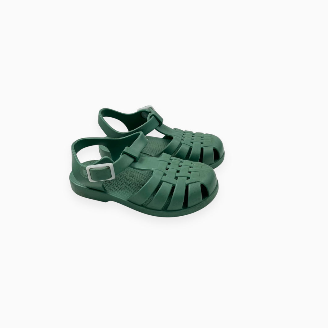 Sandales verte jelly 21EU