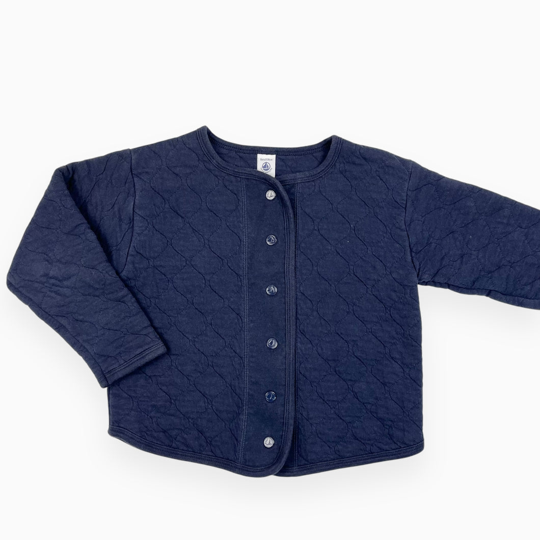 Veste marine matelassé en coton 8Y