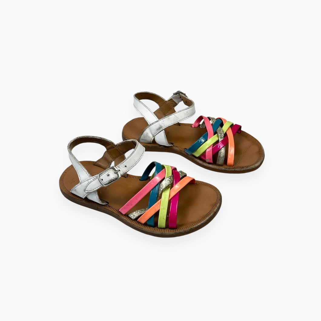 Sandales en cuirs multicolore 29 EUR