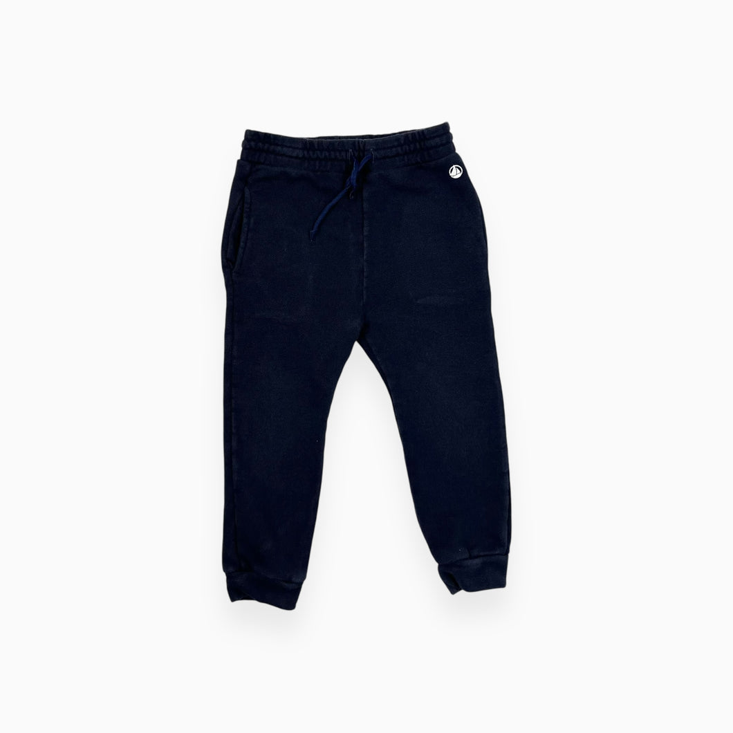 Pantalon de jogging marine en coton french terry 3Y