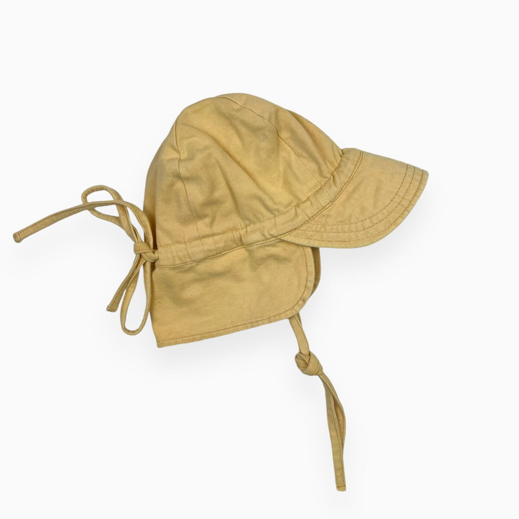 Casquette souple en coton jaune pastel XS (2-6M)