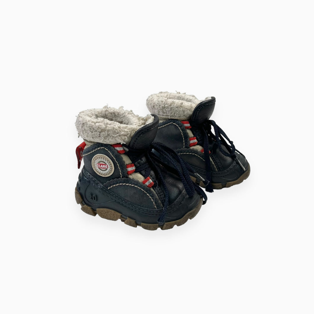 Bottes d'hiver à lacets marines 19-20 EUR