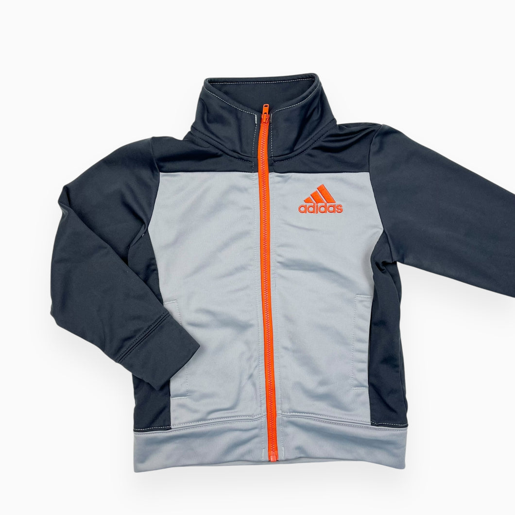 Veste sport en poly avec fermeture éclair orange crush 4Y