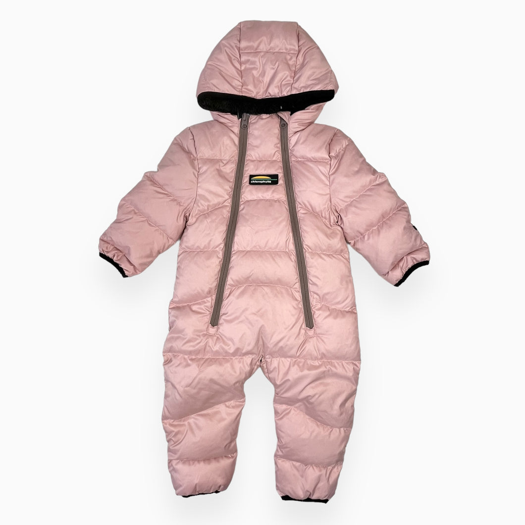 Manteau d'hiver en duvet rose pâle 6-12M