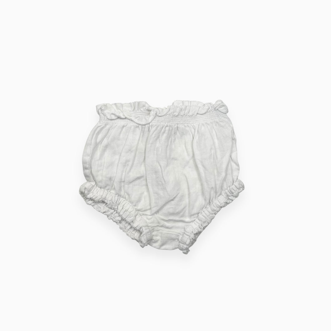 Bloomer blanc en lin 18-24M