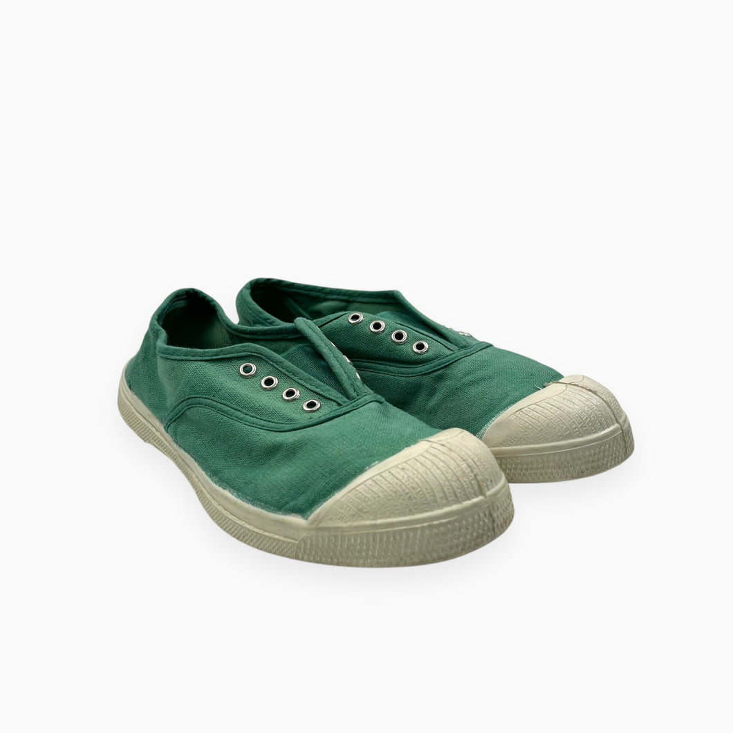 Souliers kelly green en coton 34EU Jr 2US