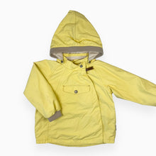 Load image into Gallery viewer, Manteau mi-saison &#39;Matwai&#39; jaune doublé en polar 5Y
