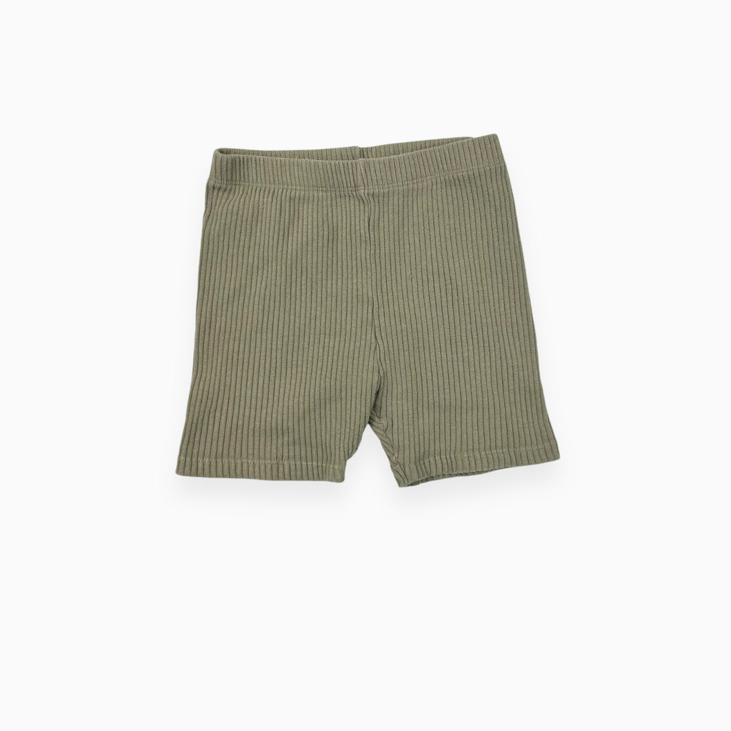 Biker short sauge en coton cotelé bio extensible 8-9Y