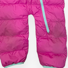 Load image into Gallery viewer, Habit de neige tri-colore magenta, raisin et aqua 18-24M
