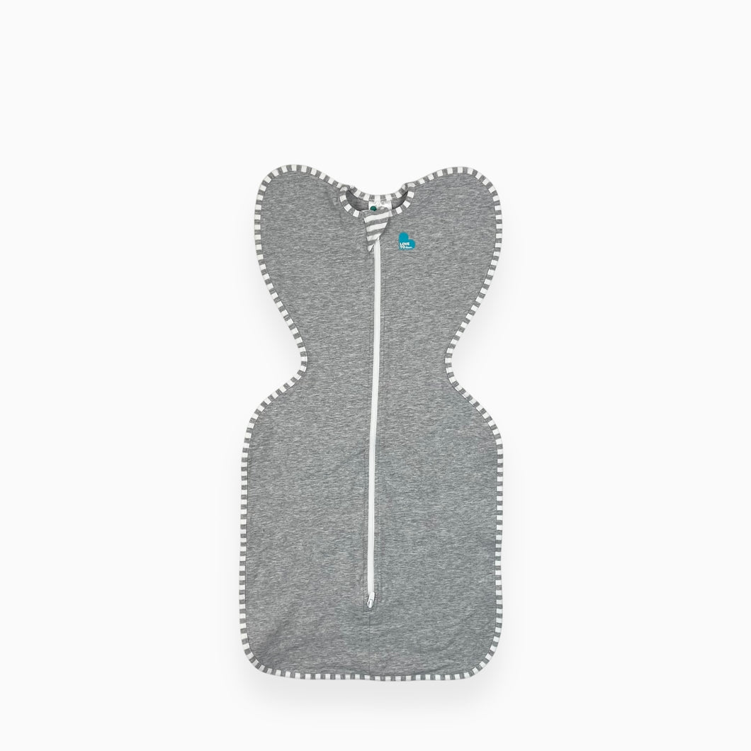 Dormeuse d'emmaillotage gris chiné en coton 1 TOG M (13-19lbs ) 3-6M