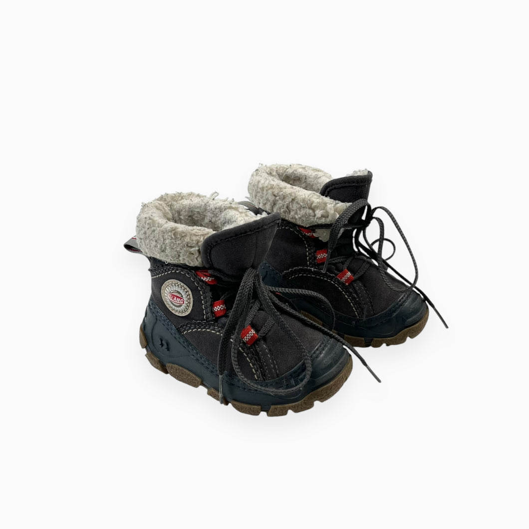 Bottes d'hiver doublées en sherpa à lacets 21-22 EUR