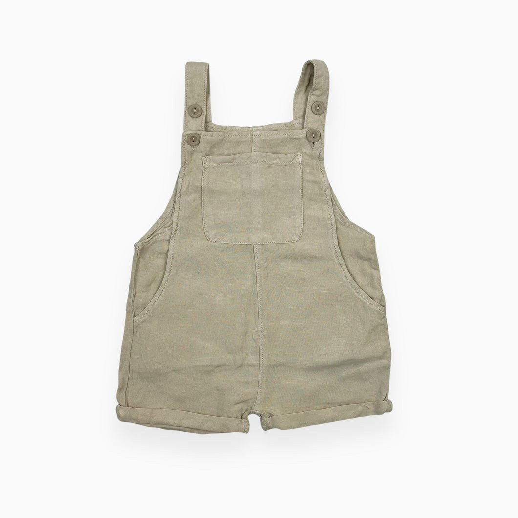 Shortall avoine en coton et lin 12-18M