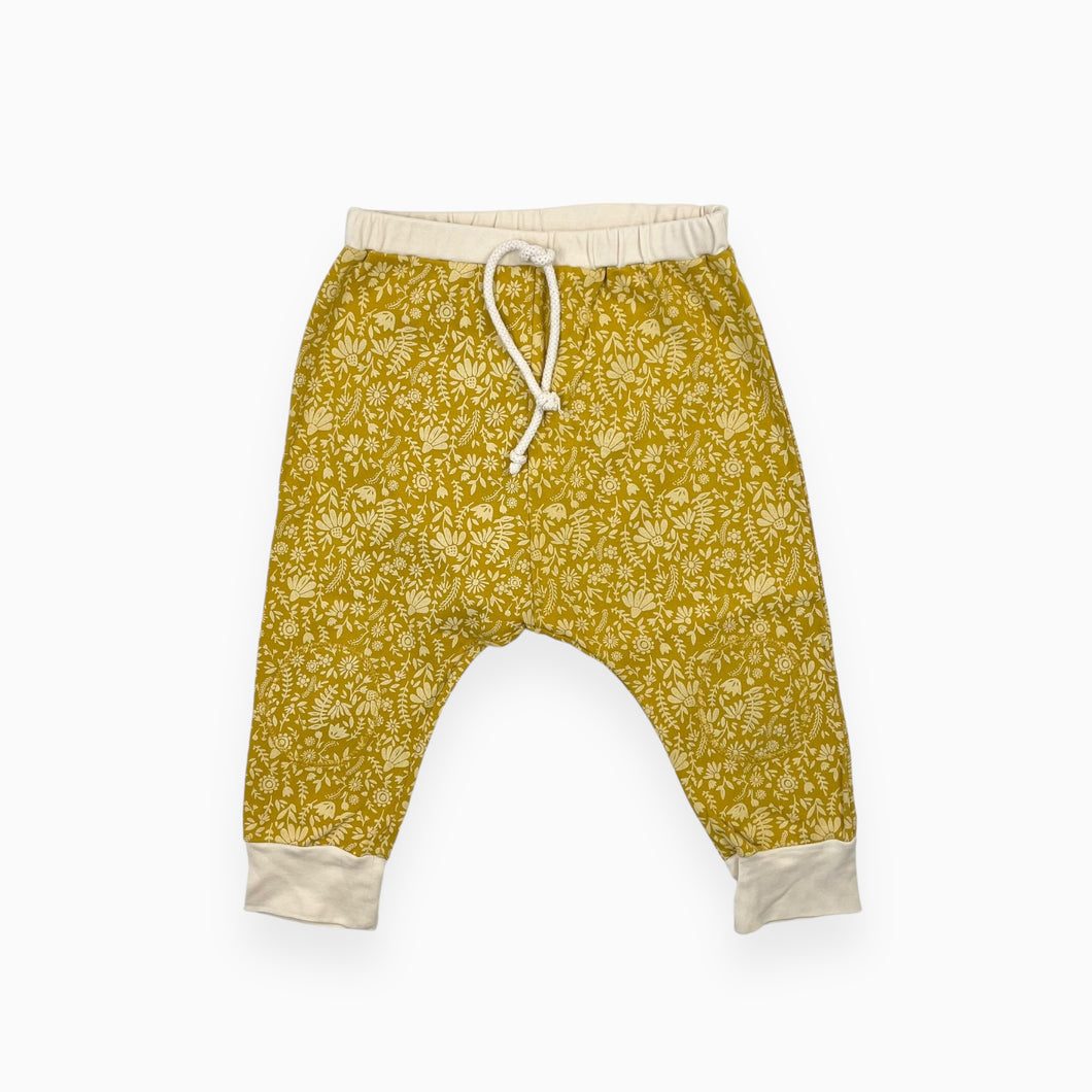 Pantalon dijon en coton pima à motif floral 3-4Y