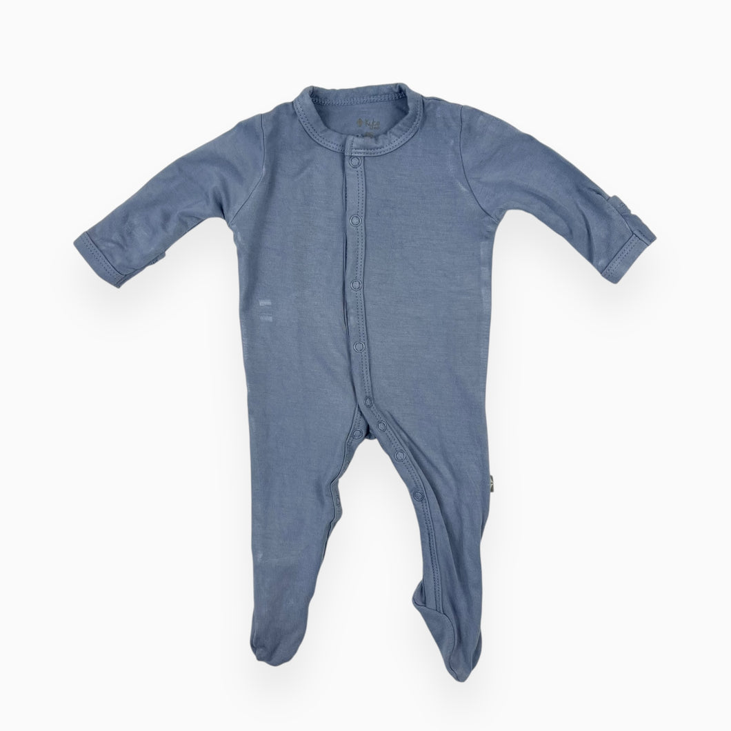 Pyjama bleu periwinkle en rayonne de bambou extensible PR