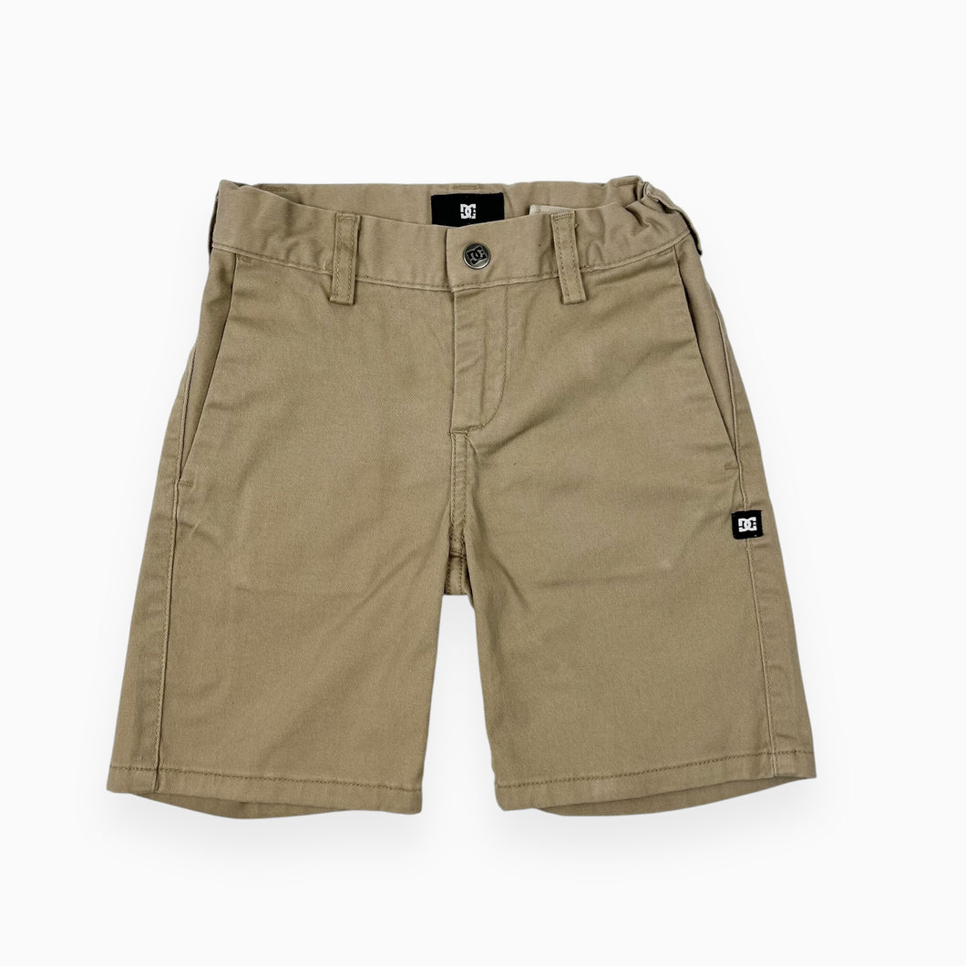 Bermudas sable en canvas de coton 4Y