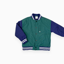 Load image into Gallery viewer, Veste mi-saison style bomber bi-colore en nylon matelassé &#39;WILDCAT&#39; 4Y
