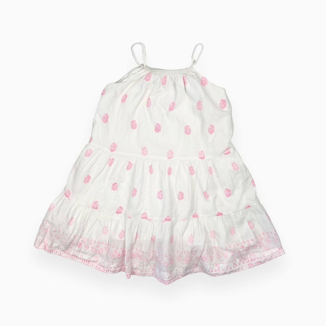 Robe en coton à imprimé au bloc rose néon 3Y