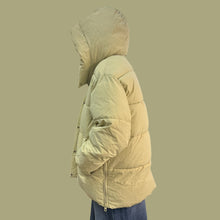 Load image into Gallery viewer, Manteau vert d&#39;eau &#39;oversized&#39; style puffer pour femmes L
