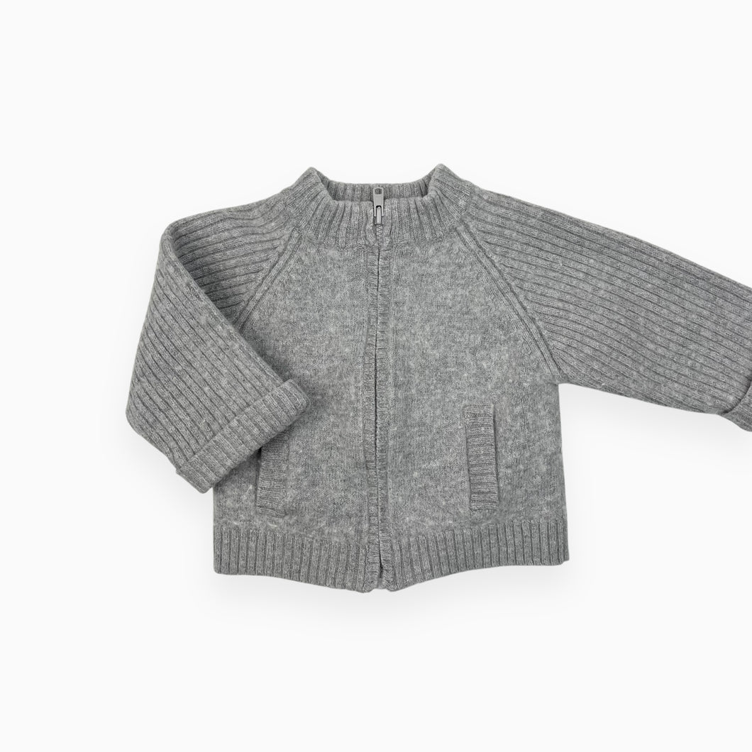 Veste en tricot de lainet et coton 6M (Fit 3-6M)