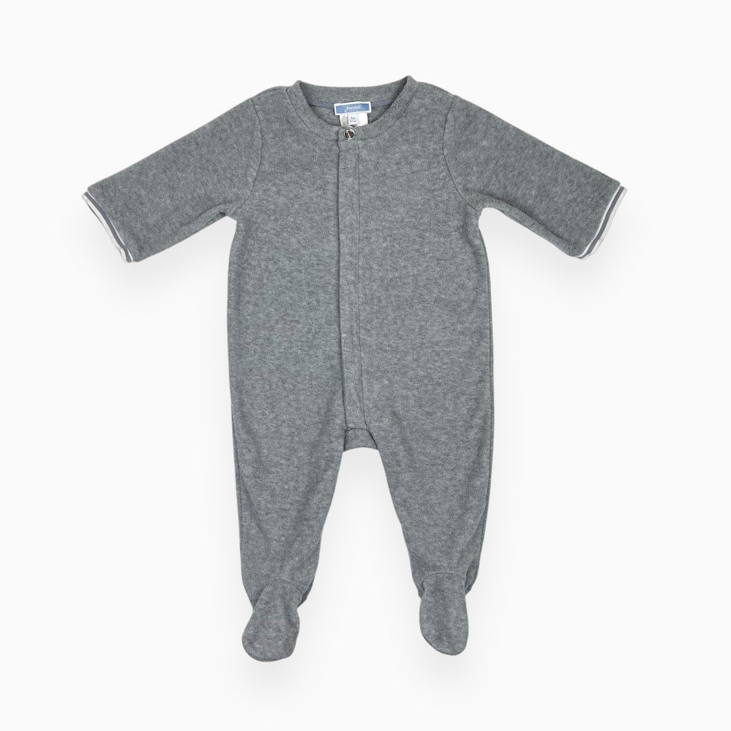 Pyjama gris en polar de poly 6M