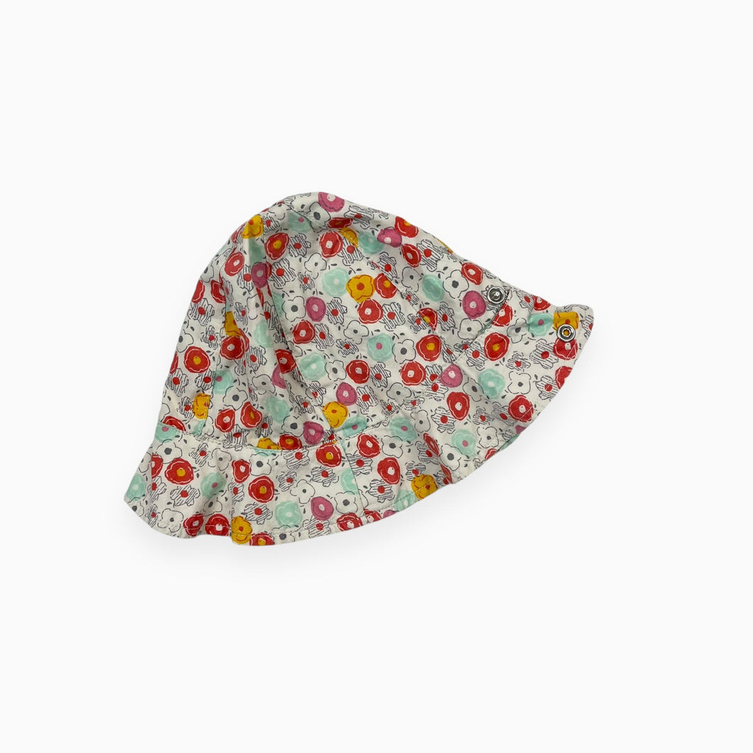 Chapeau soleil en coton à motif floral 12-18M