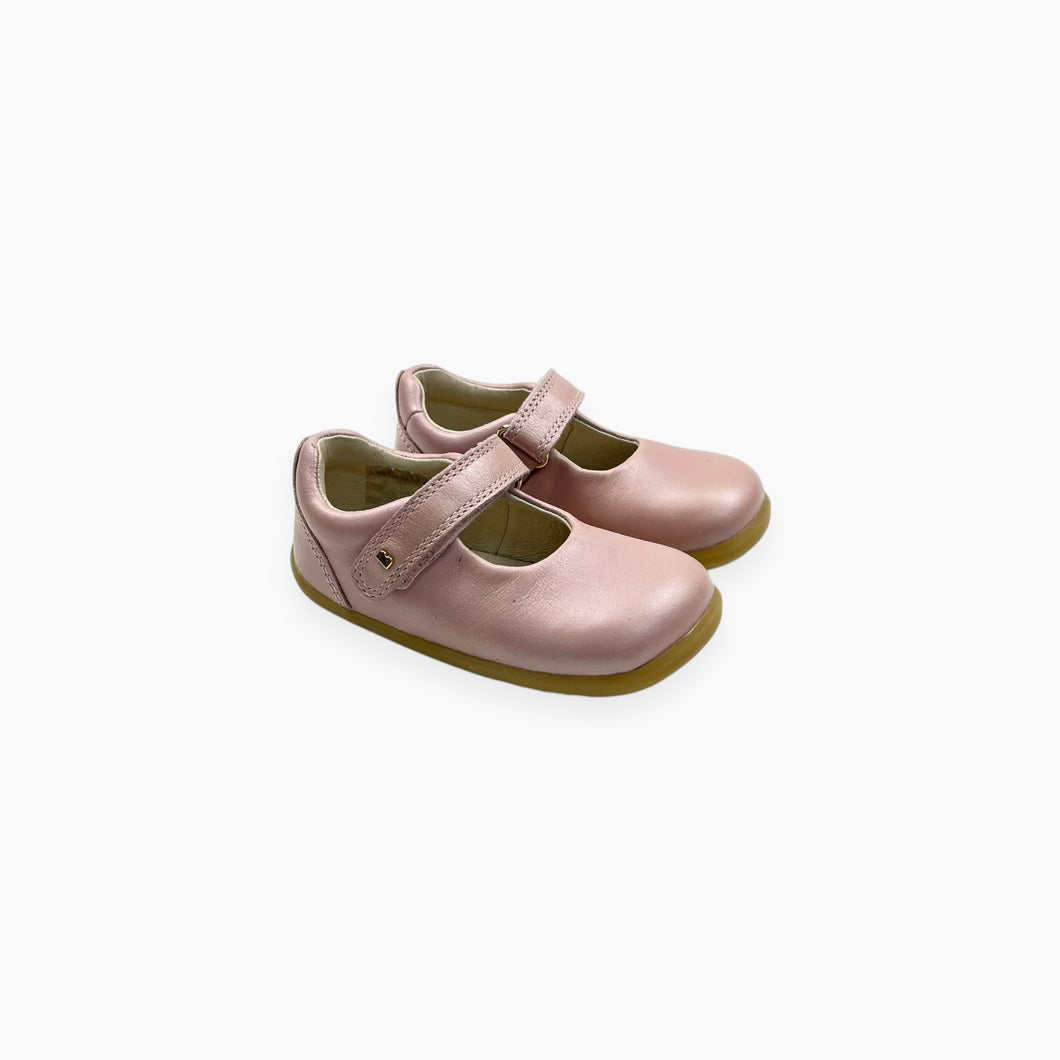 Ballerines roses perlées à velcro 21 EUR