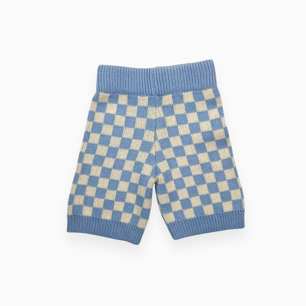 Short à jambes larges à motif damier L (2Y)