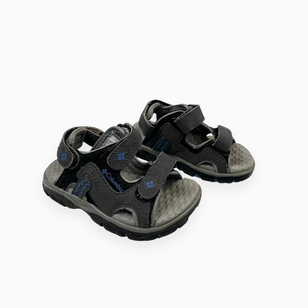 Sandales grises à velcro 5 US (fit 4.5 US)