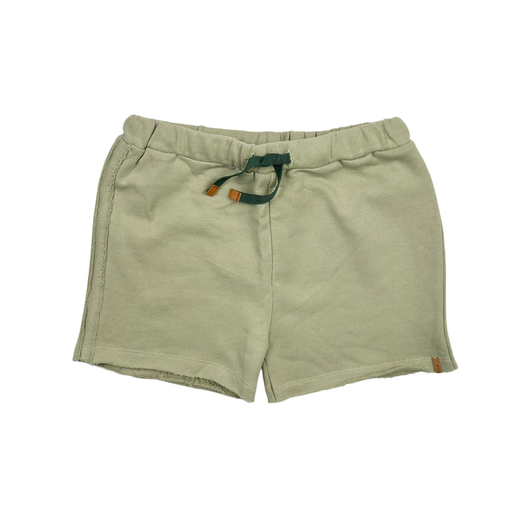 Short pistache en coton french terry 128 (8Y)