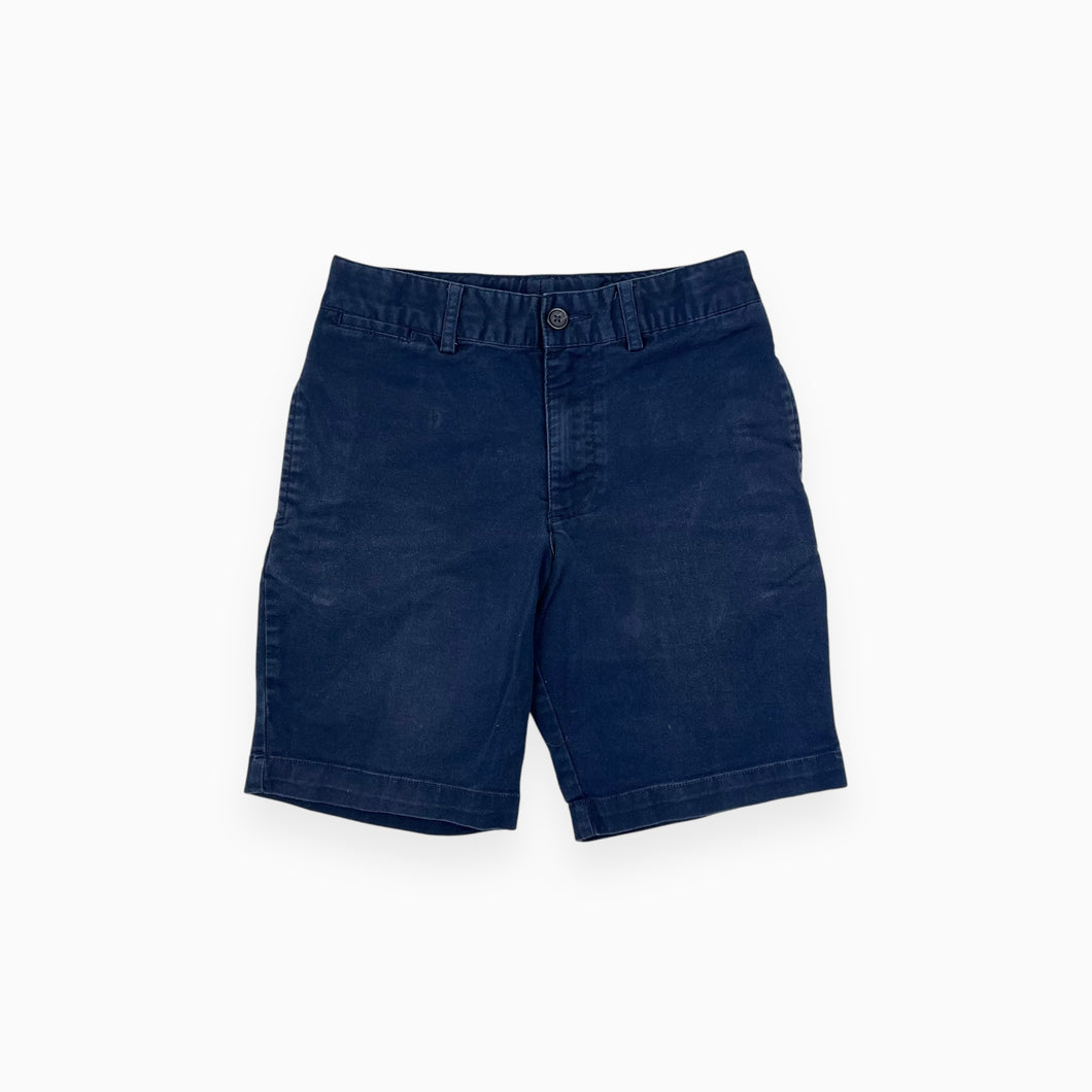 Short style bermudas bleu marine en coton 8Y