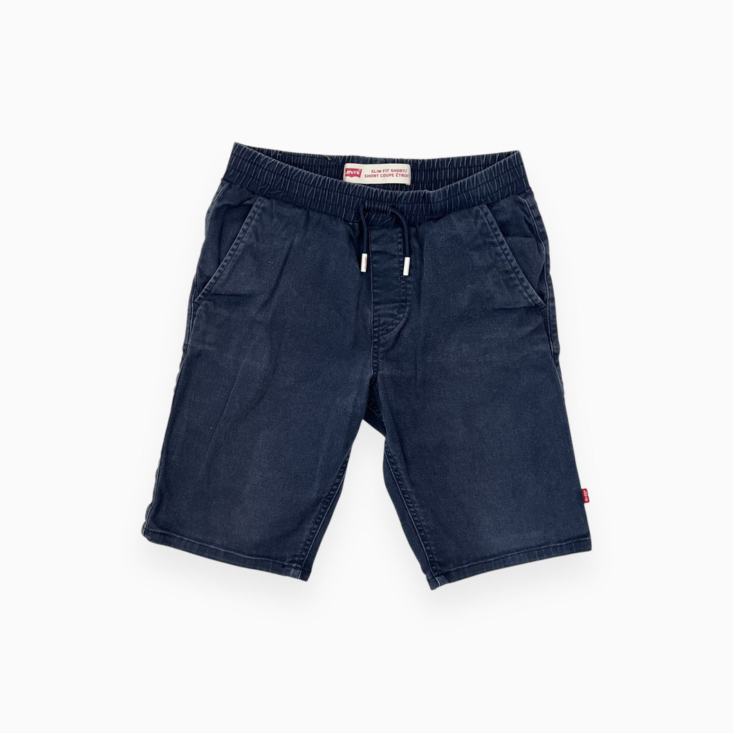 Short style bermudas coupe étroite bleu en coton élastane M (8Y fait grand)