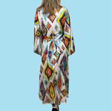 Load image into Gallery viewer, Robe kimono satiné en polyester pour femmes M
