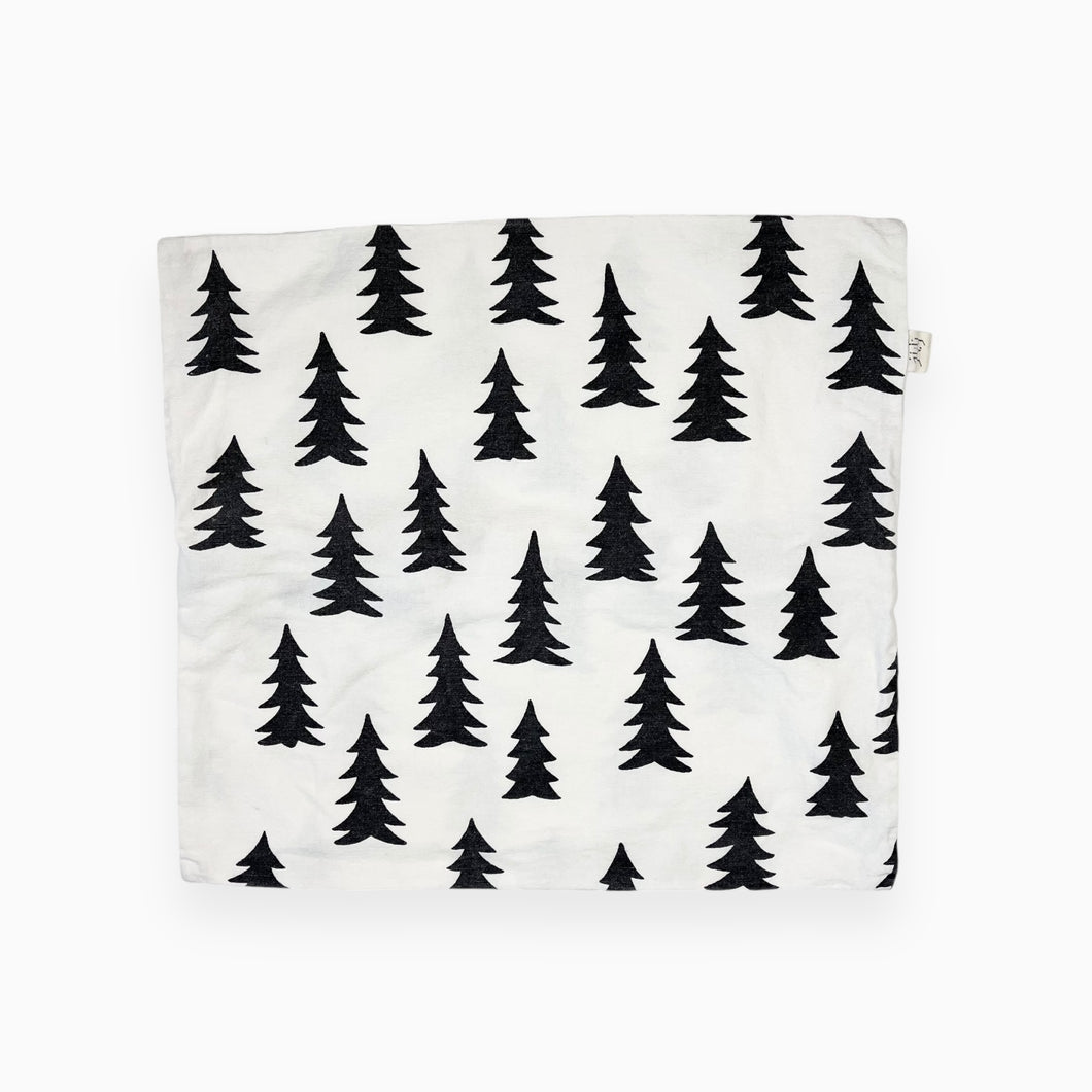 Housse pour coussin en coton à motif sapin 47x47cm