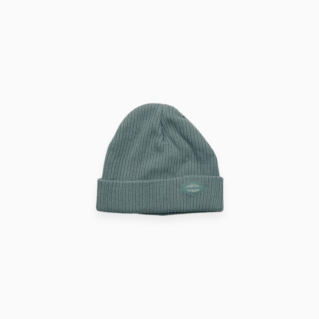 Tuque bleu ciel en tricot de coton 6-12M