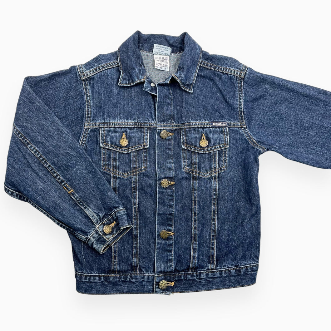 Veste en jeans vintage fait au Canada 6Y