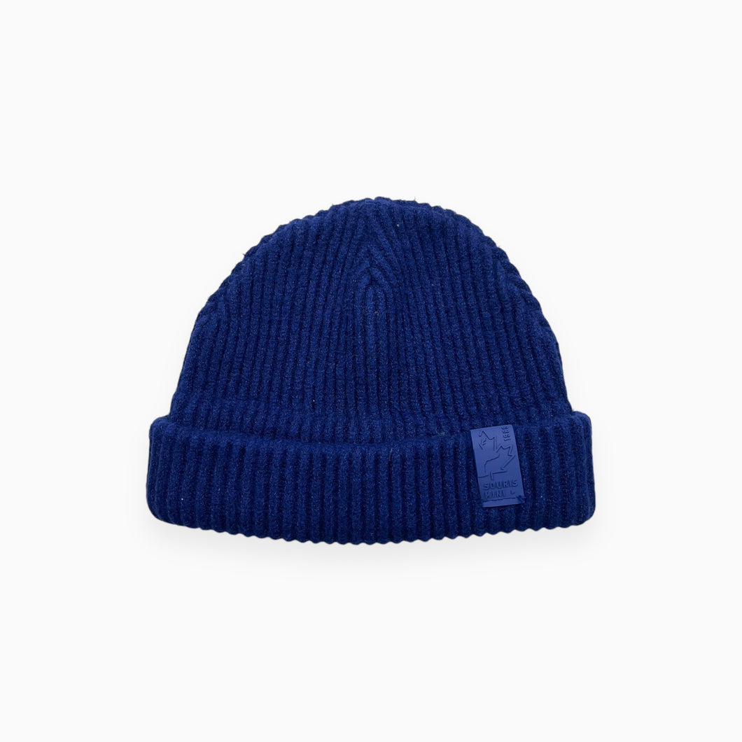 Tuque bleu royal en tricot de viscose, poly et nylon 47-50cm