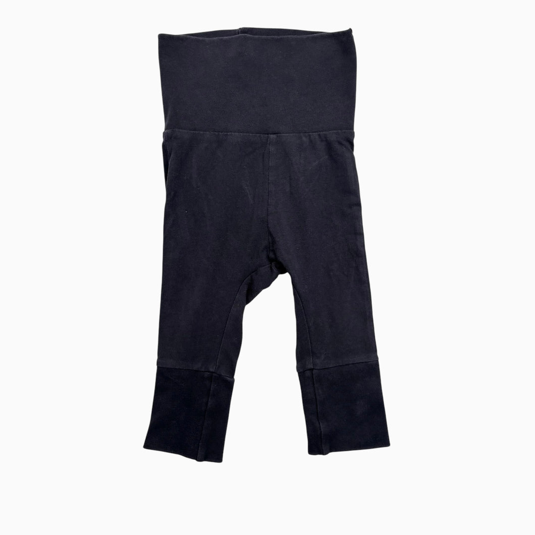 Pantalon charcoal en coton bio et élastane 6-12M